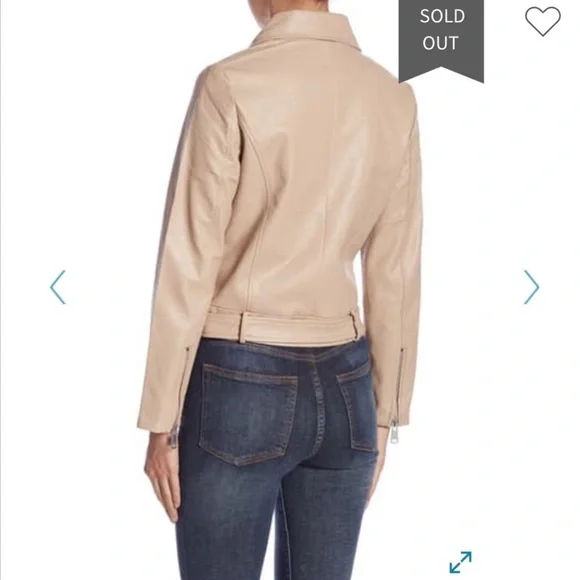NWT Elodie Neutral Vegan Jacket - Picture 2 of 6